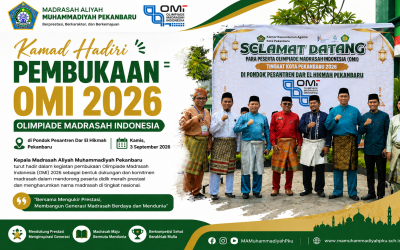 Dukung Generasi Berprestasi, Kepala Madrasah Aliyah Muhammadiyah Pekanbaru Hadiri Pembukaan OMI 2026