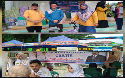 MA Muhammadiyah Peringati Milad Muhammadiyah ke-113 dengan Senam Sehat, Bazar Sembako Murah, dan Layanan Kesehatan Gratis